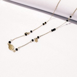 Naszyjnik stal chirurgiczna, planeta, gwiazdka, księżyc